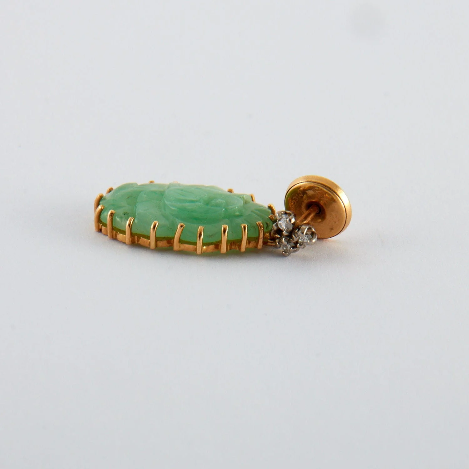 Jade Diamond Earrings