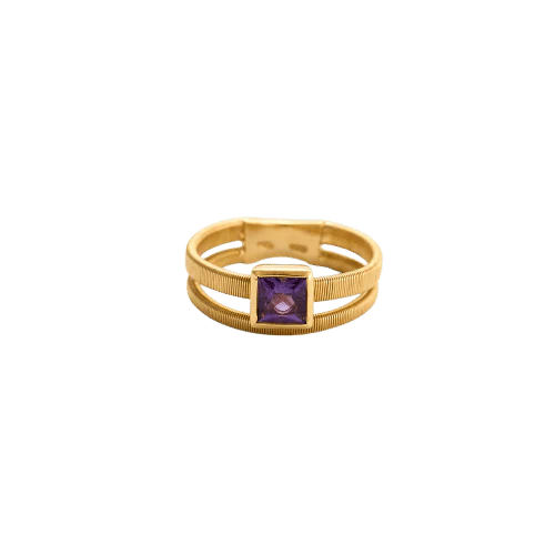 AMETHYST DOUBLE RING