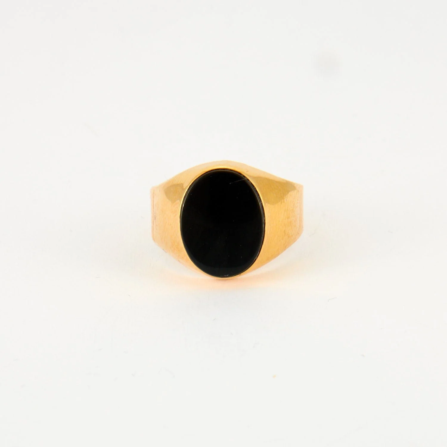 Yellow Gold Signet Ring - Image 4