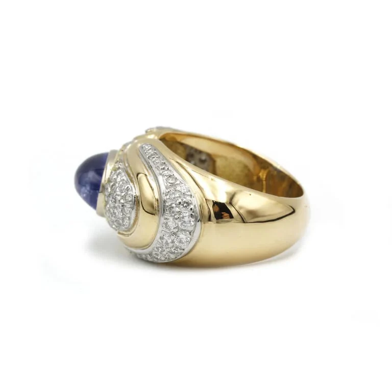 Gold, Sapphire & Diamond Ring - Image 2