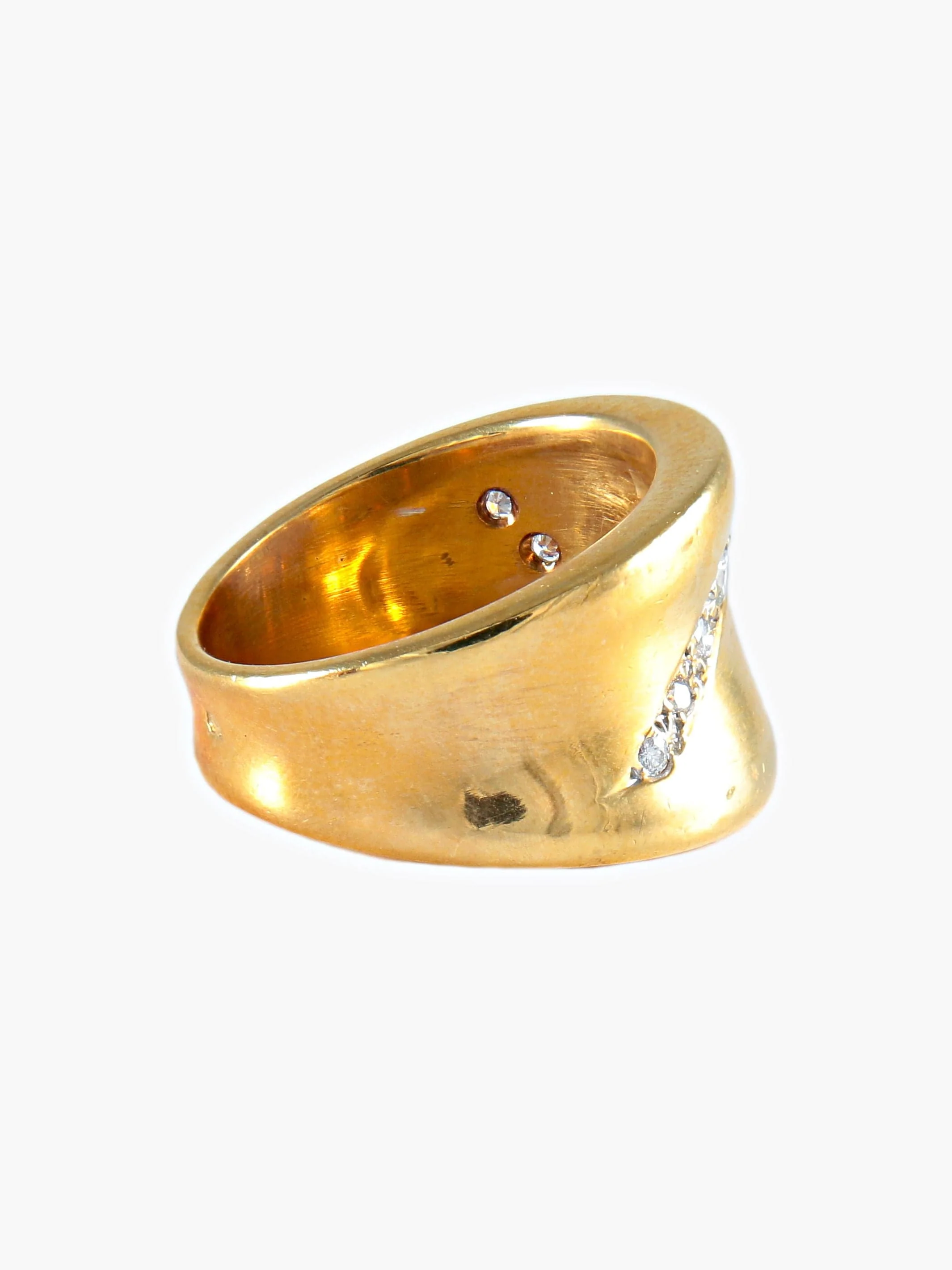 YELLOW GOLD AND DIAMOND RING - Image 2