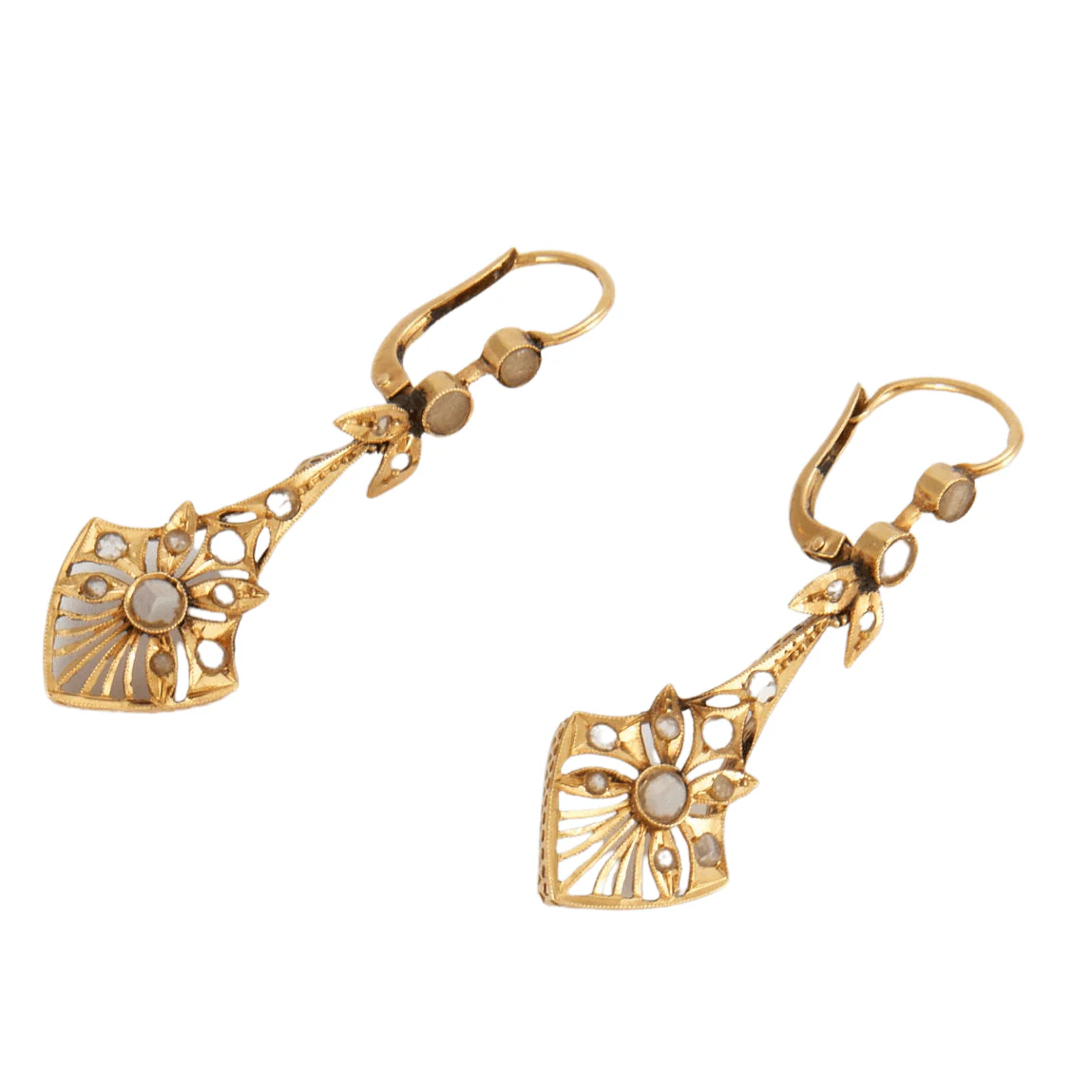 DIAMOND PENDANTS, YELLOW GOLD