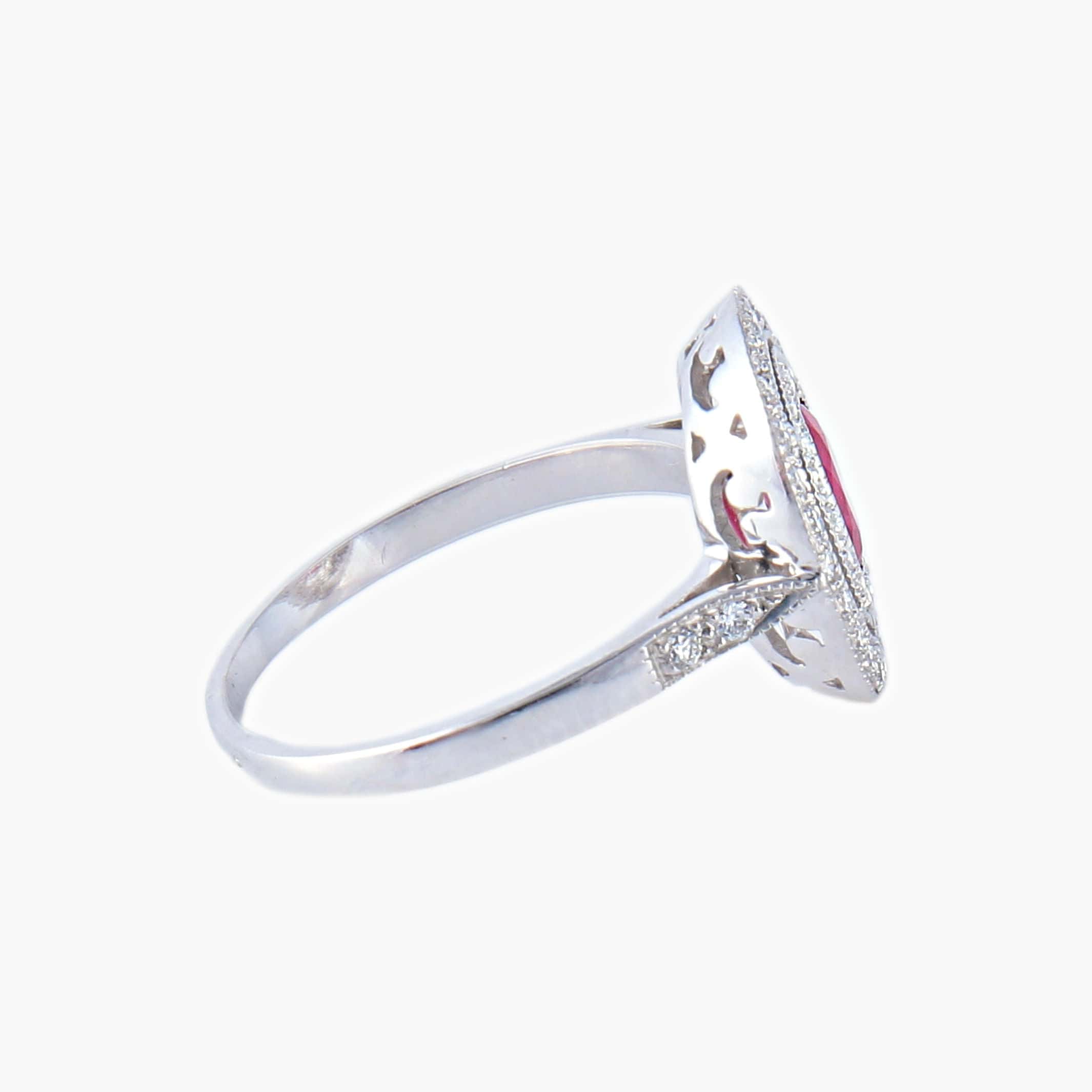 Ruby Diamond Ring - Image 5