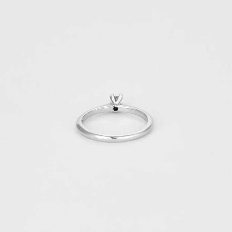 White gold diamond solitaire - Image 6