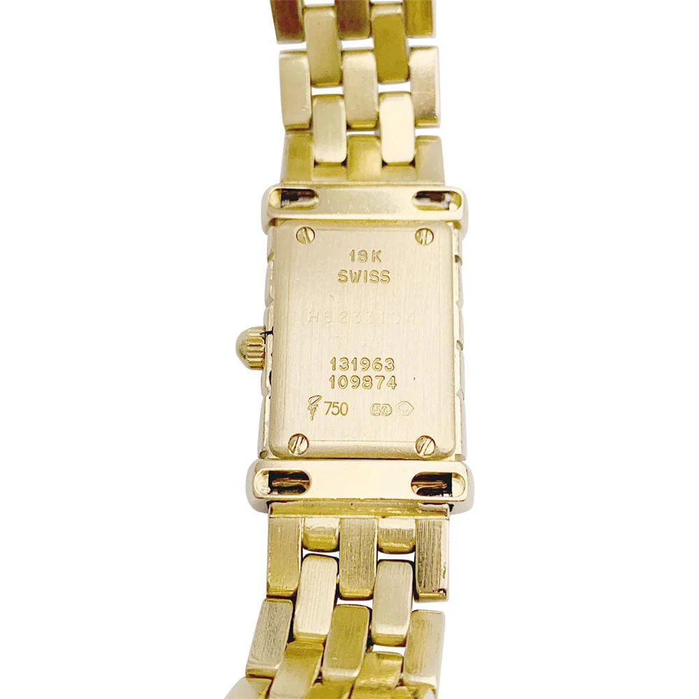 Van Cleef & Arpels watch, “Facade”, yellow gold. - Image 6