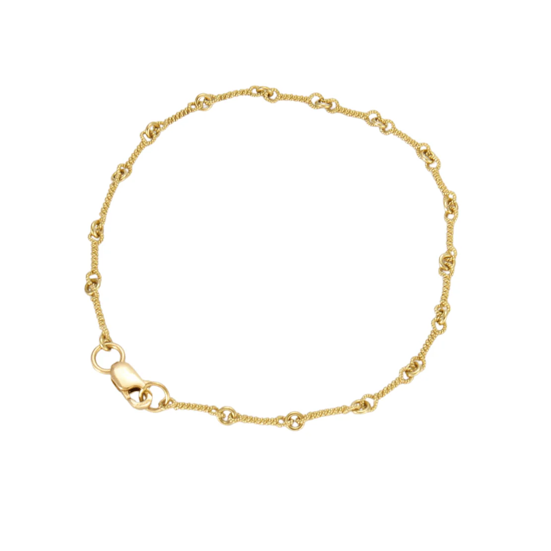 Yellow gold bracelet