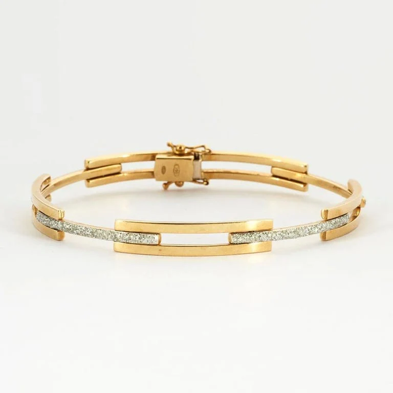 Two gold bracelet - Image 4