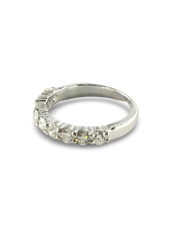 Half-wedding ring in gold and diamonds - Image 3