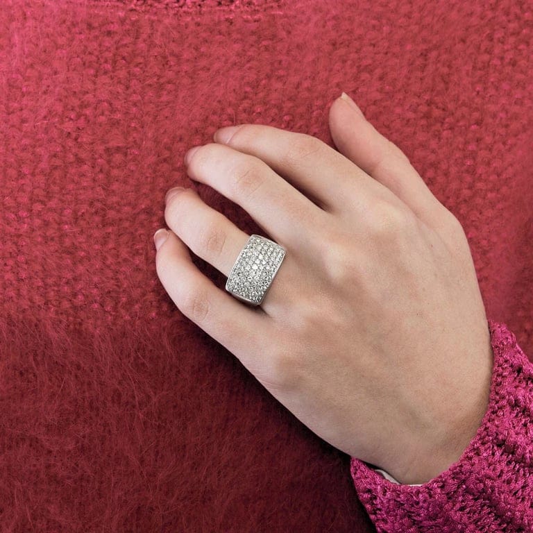 Ring Tank white gold diamonds - Image 2