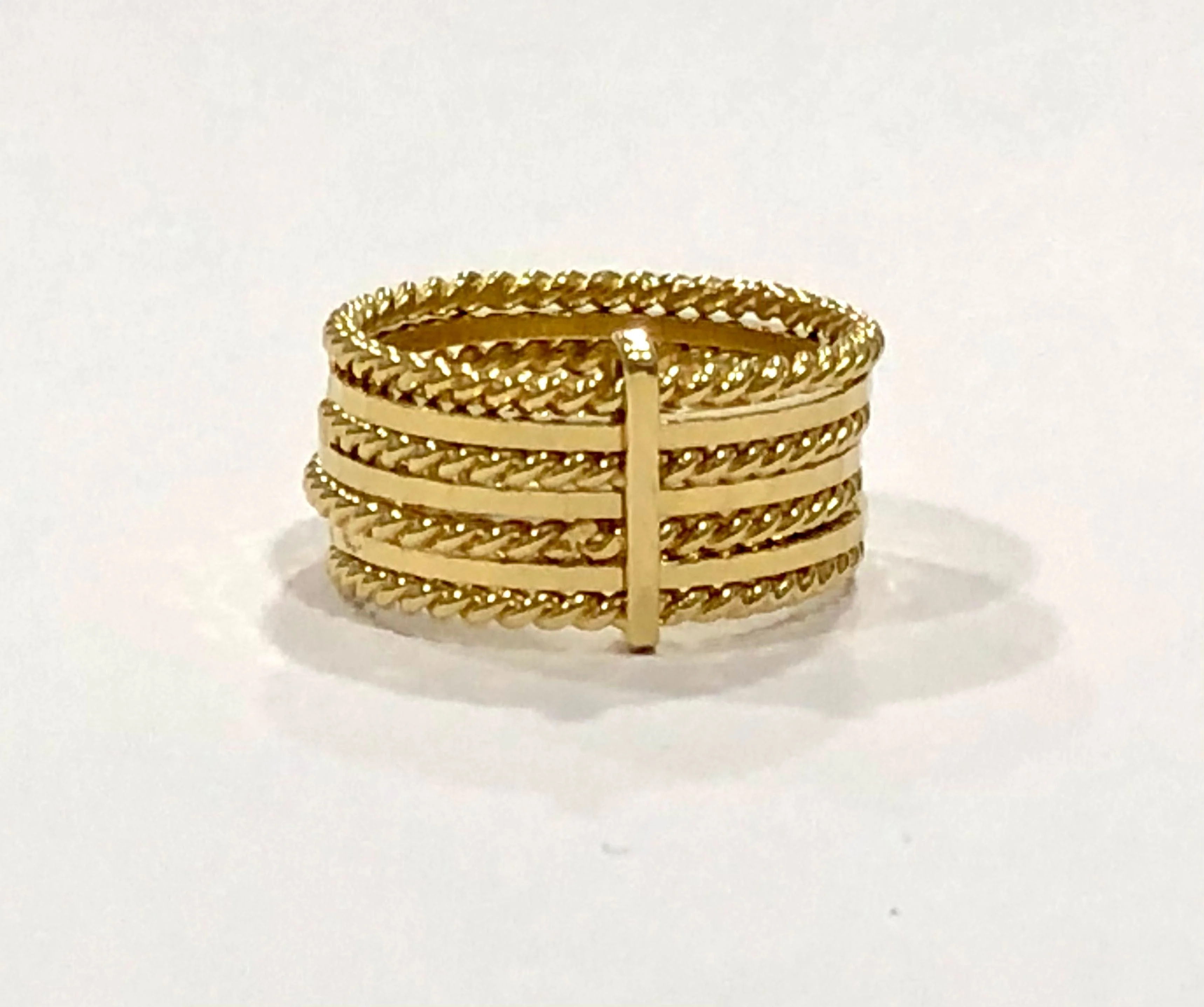 Weekly ring in yellow gold - Image 5