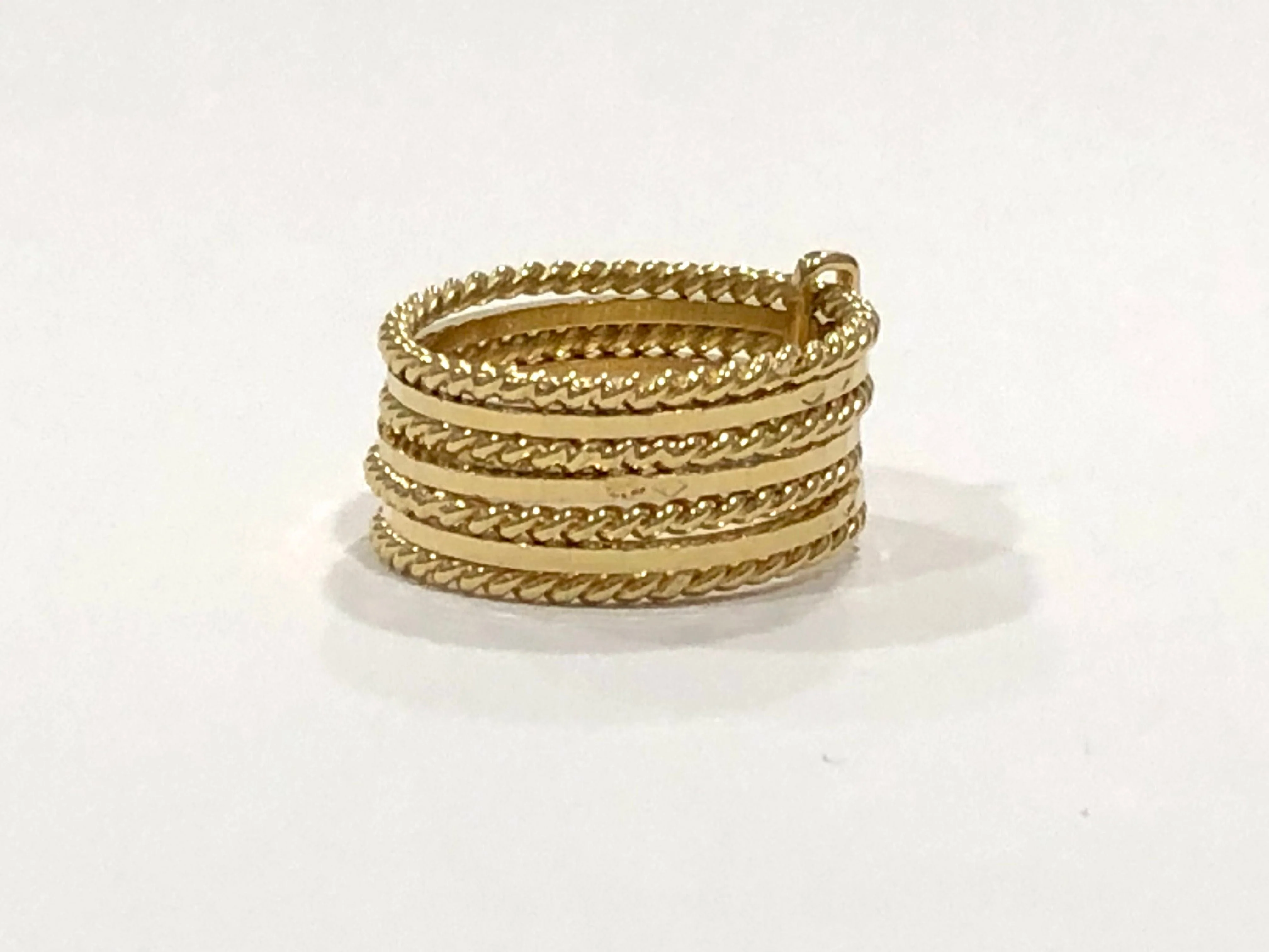 Weekly ring in yellow gold - Image 6