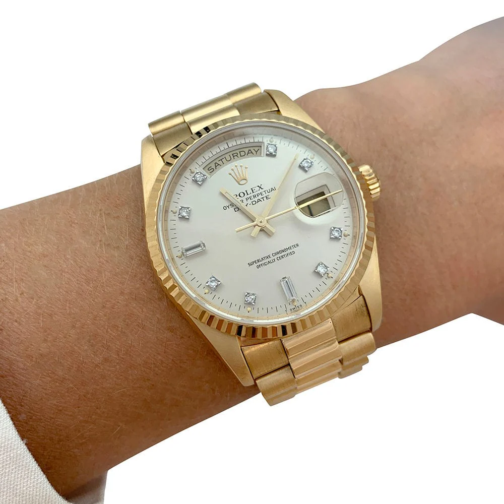 Rolex watch, "Day-Date", yellow gold. - Image 3