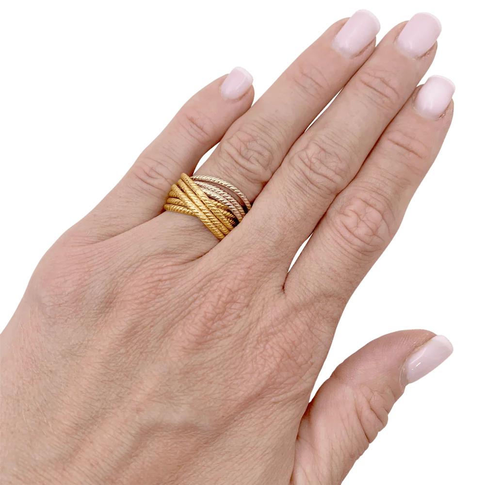 Three-tone multi-band ring. - Image 5