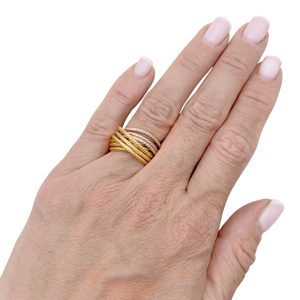 Three-tone multi-band ring. - Image 6