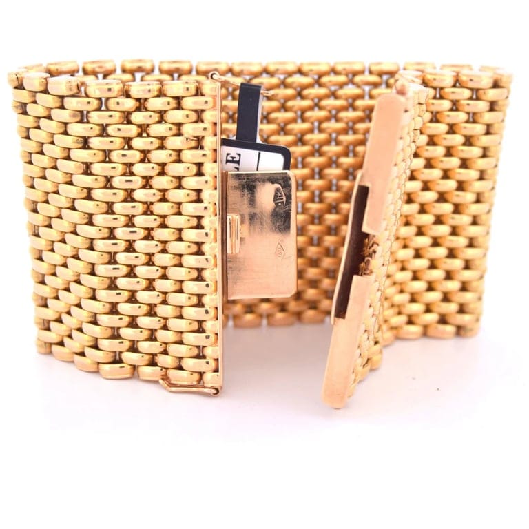 Bracciale - 18 kt yellow gold cuff bracelet  - Image 6