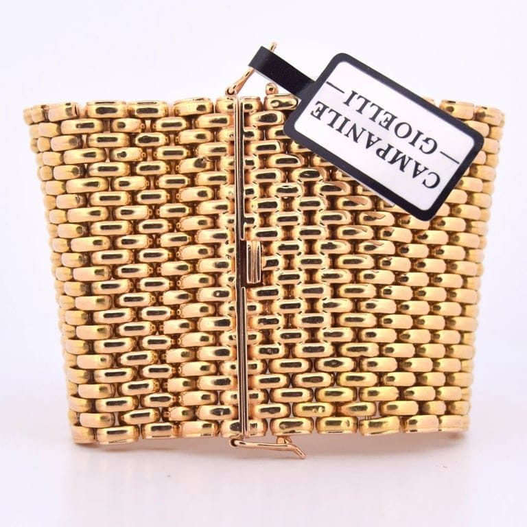 Bracciale - 18 kt yellow gold cuff bracelet  - Image 7