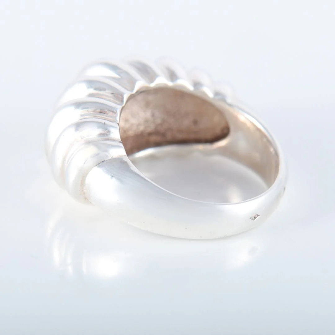 Hermès gadrooned ring - Image 4