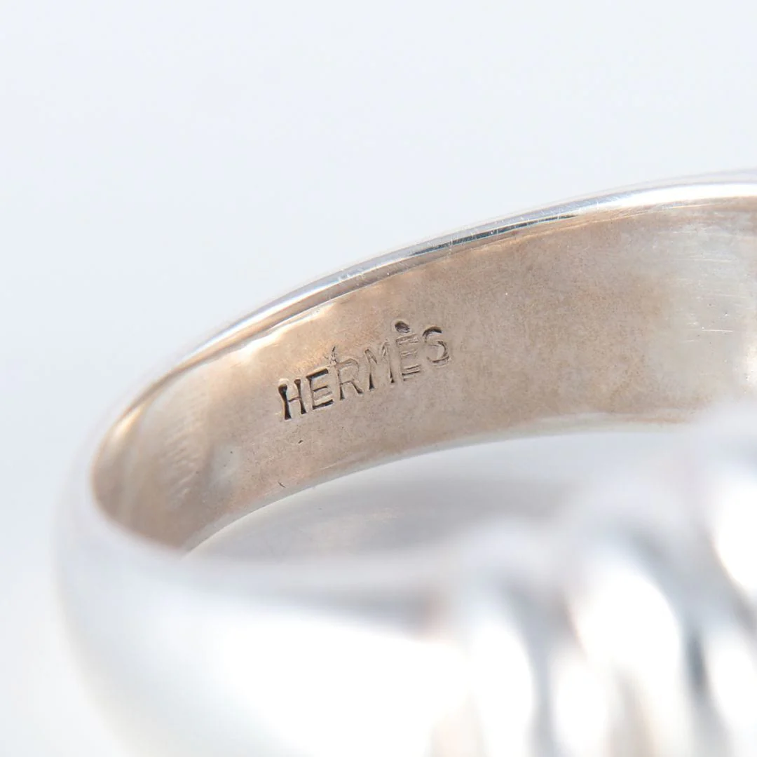 Hermès gadrooned ring - Image 9