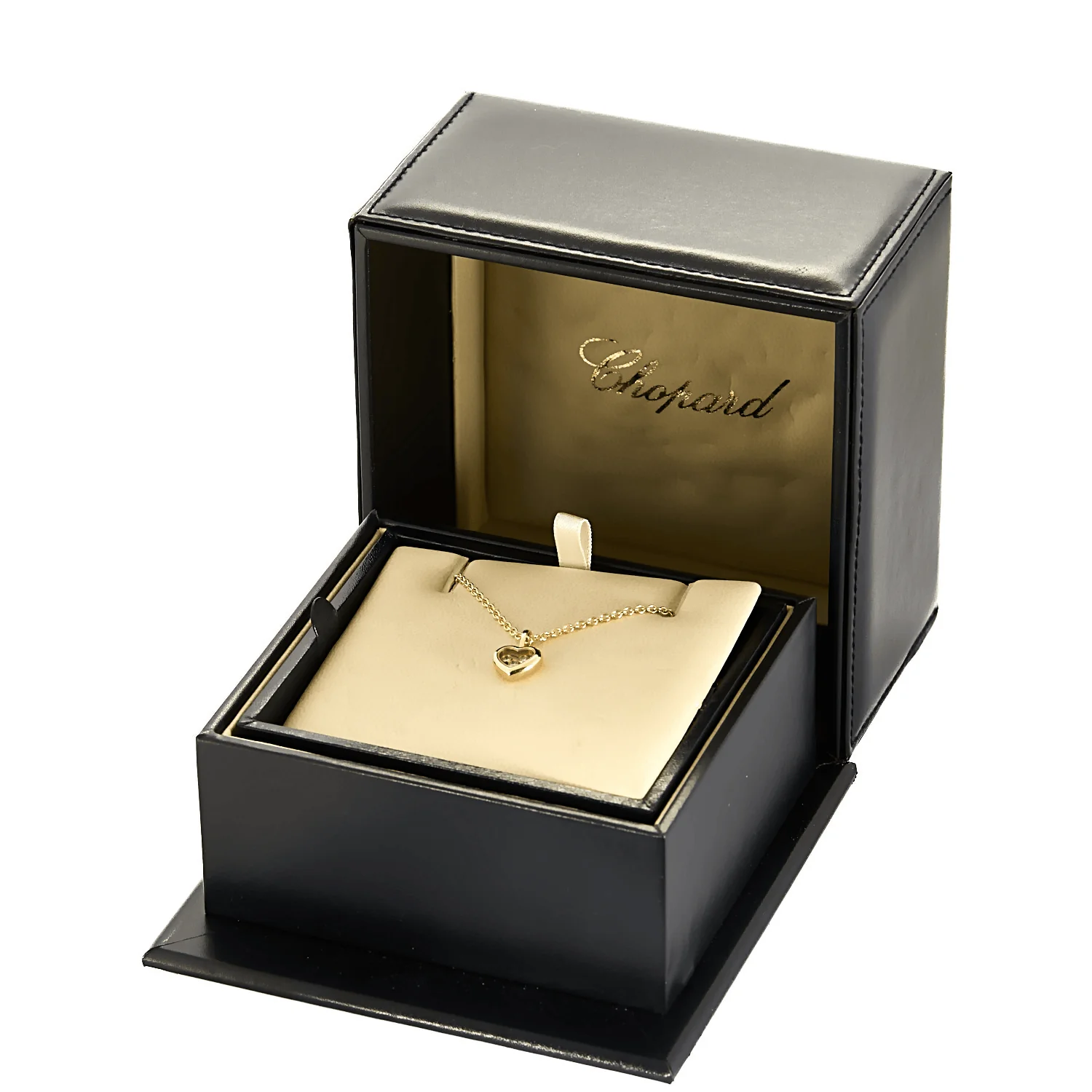 Chopard - Happy Diamonds Icons - Yellow gold necklace with three diamonds  - Image 3