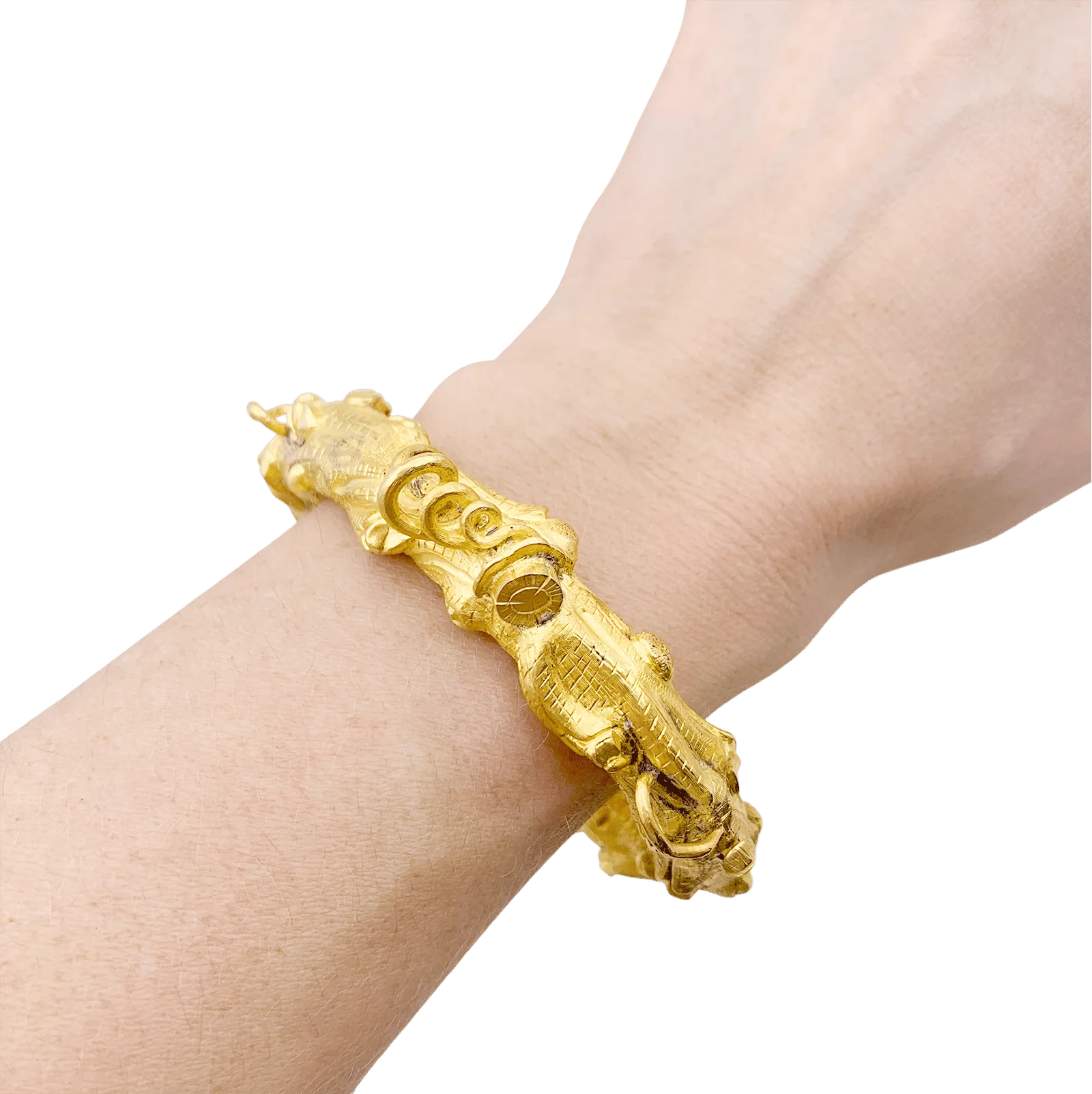 “Oak” bracelet in yellow gold. - Image 2