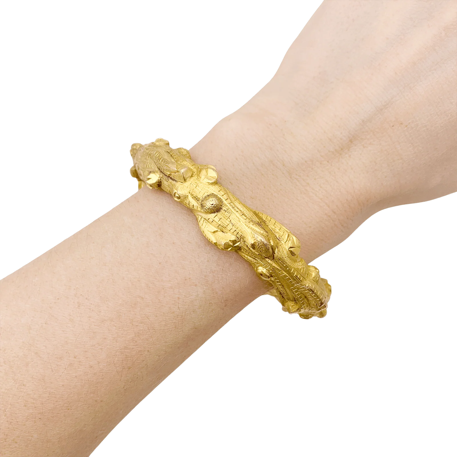 “Oak” bracelet in yellow gold. - Image 3