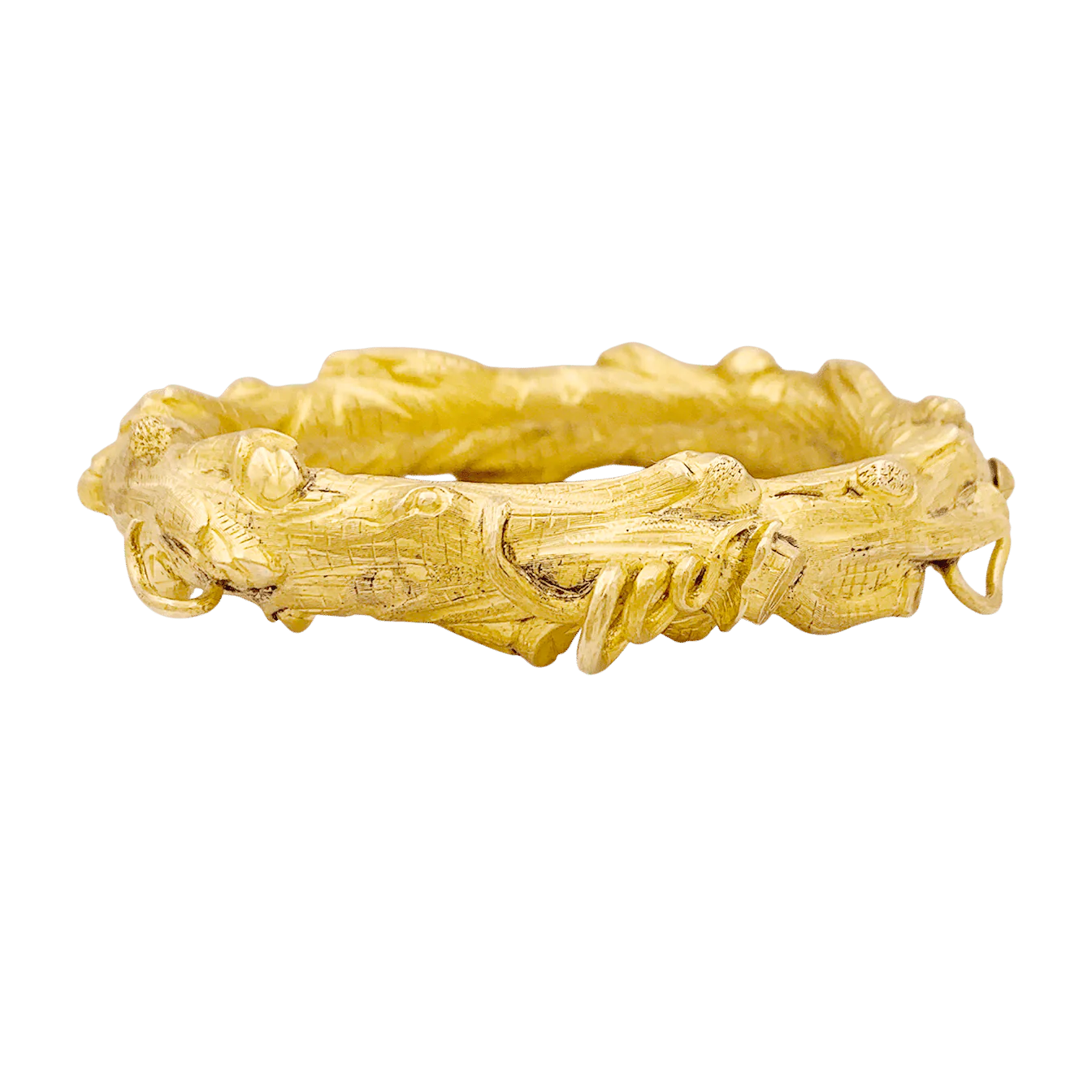 “Oak” bracelet in yellow gold. - Image 6