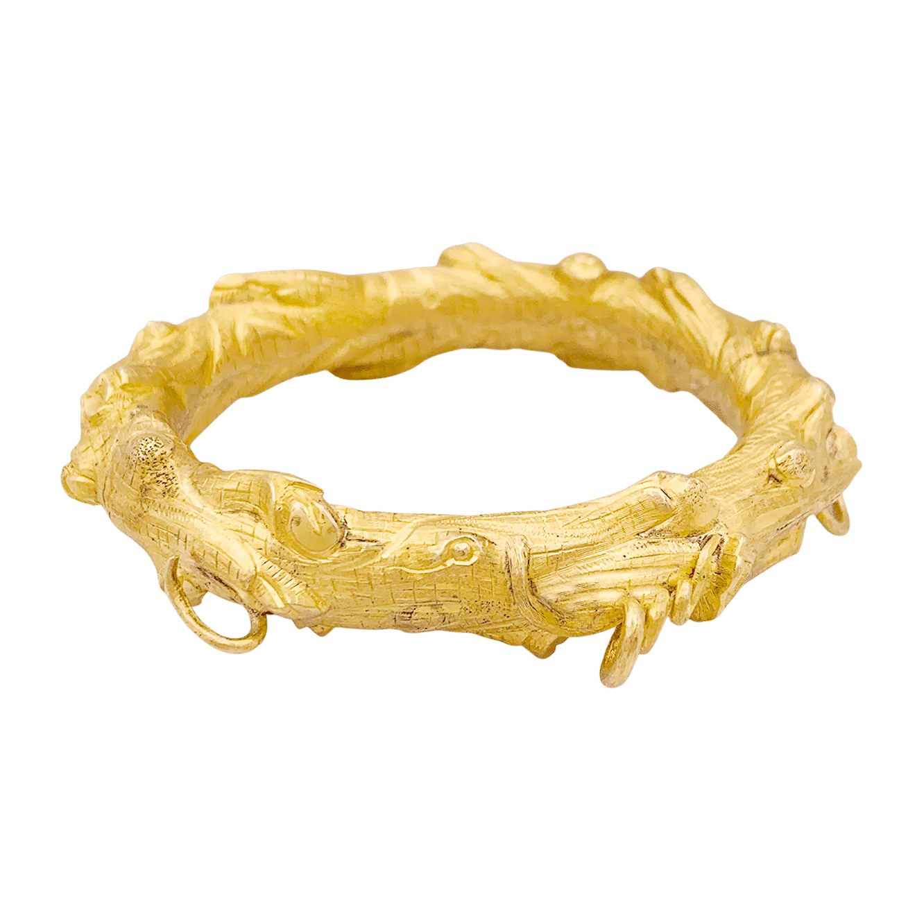 “Oak” bracelet in yellow gold. - Image 7