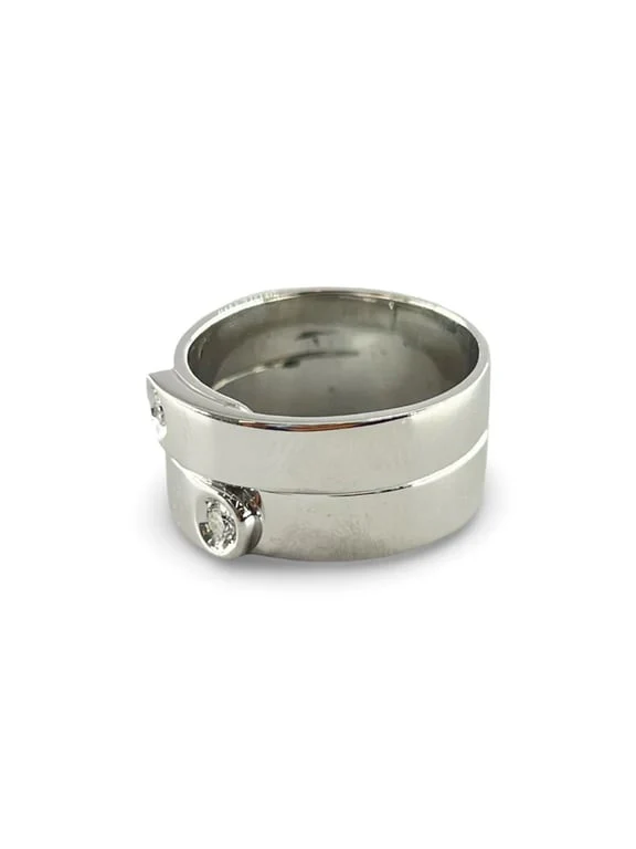 White gold and diamond ring - Image 3