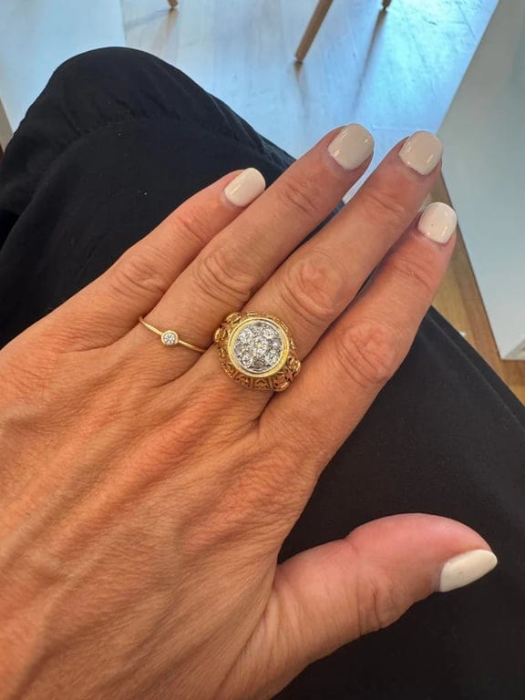 Dome diamond ring - Image 3