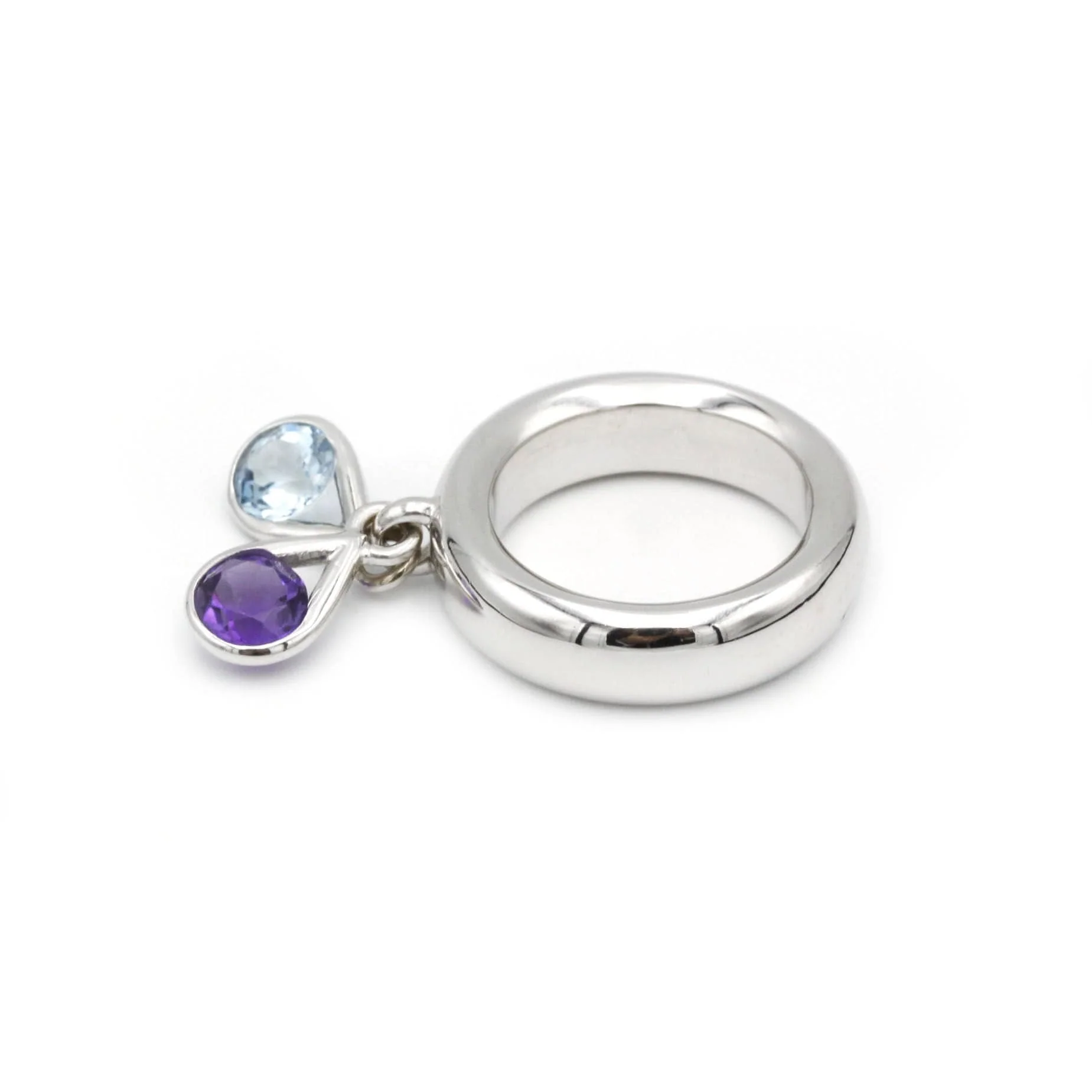 Amethyst and Topaz Ring - Image 2