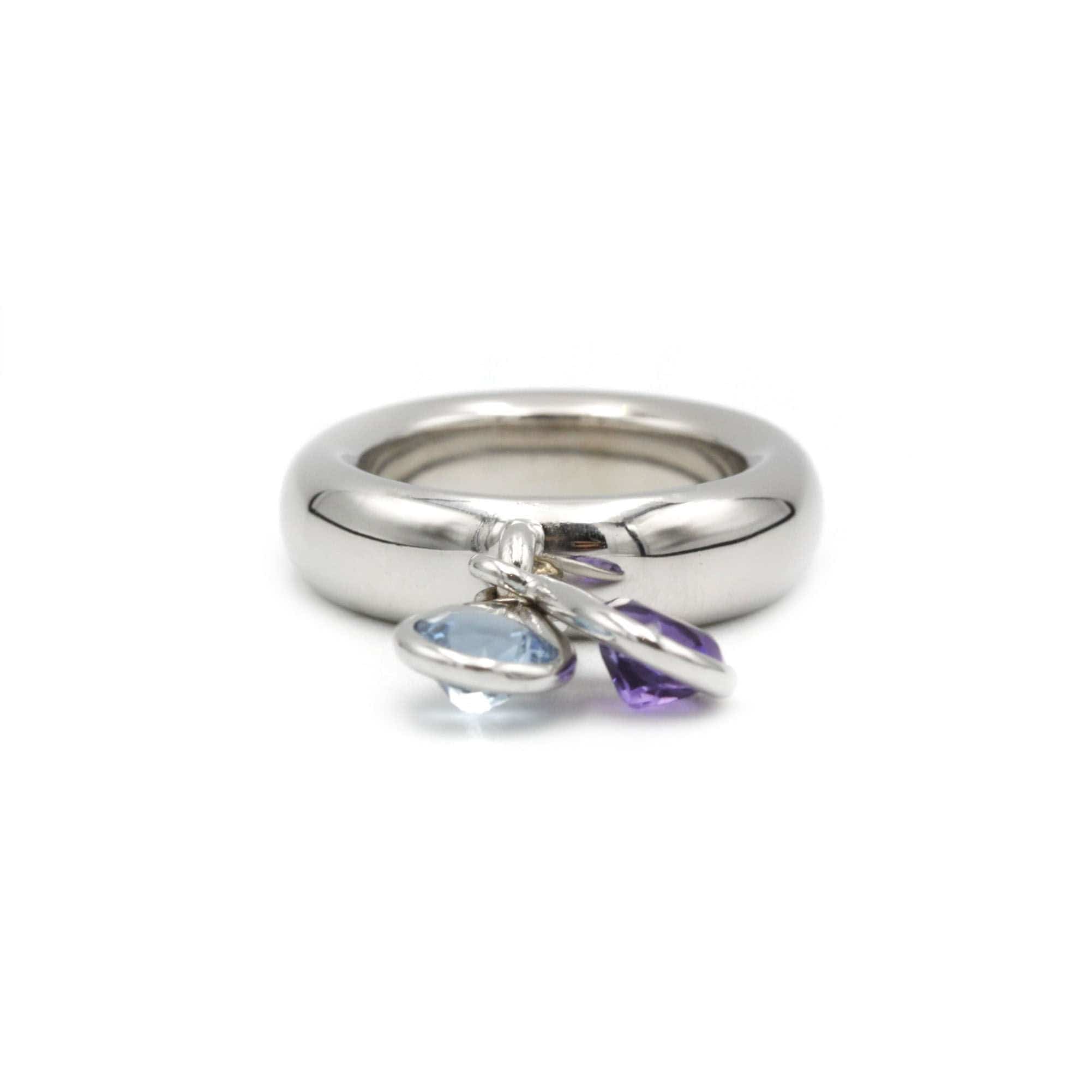 Amethyst and Topaz Ring - Image 3