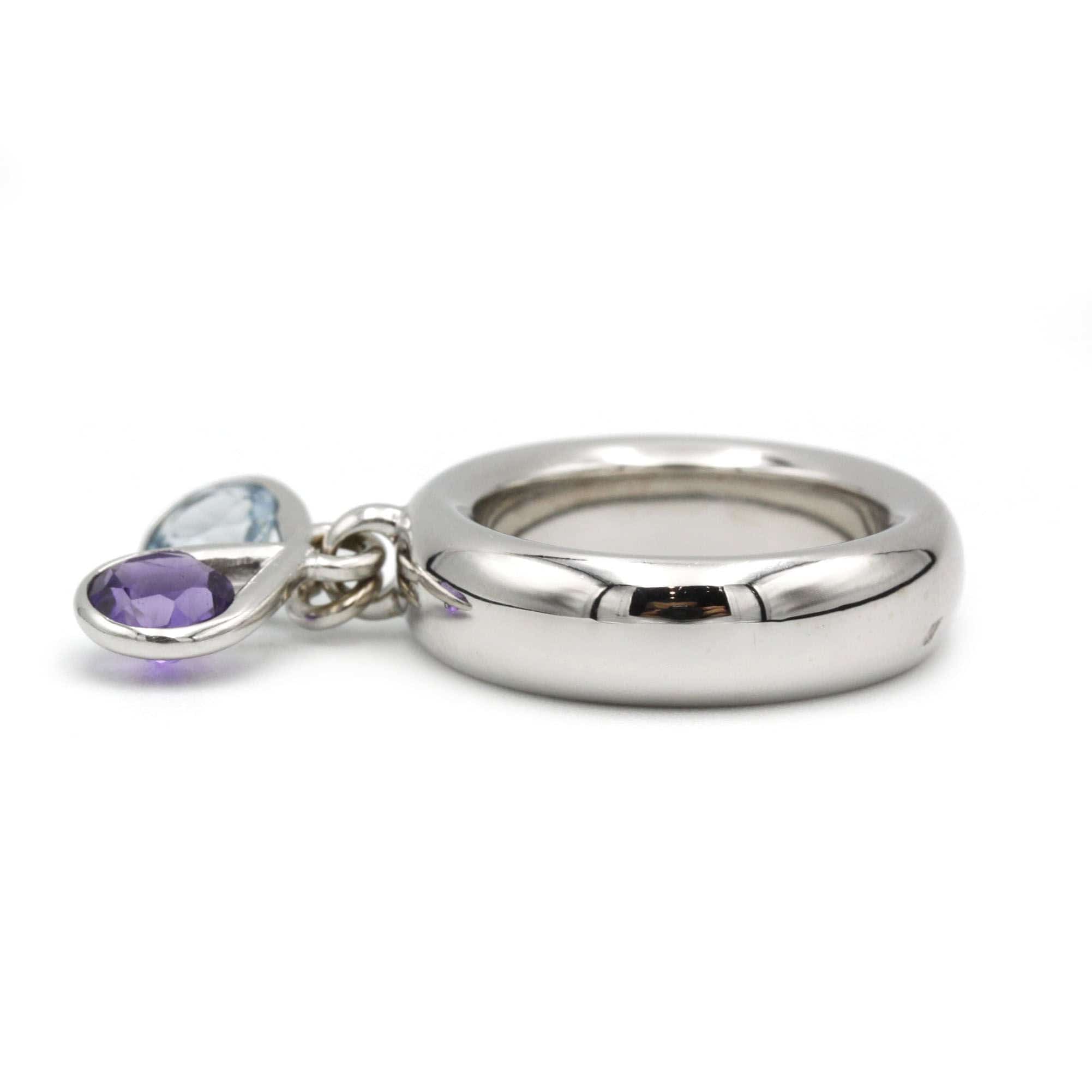 Amethyst and Topaz Ring - Image 4