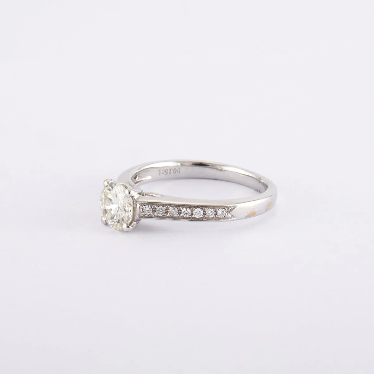 Solitaire accompanied Diamond 0.72 carat - Image 6