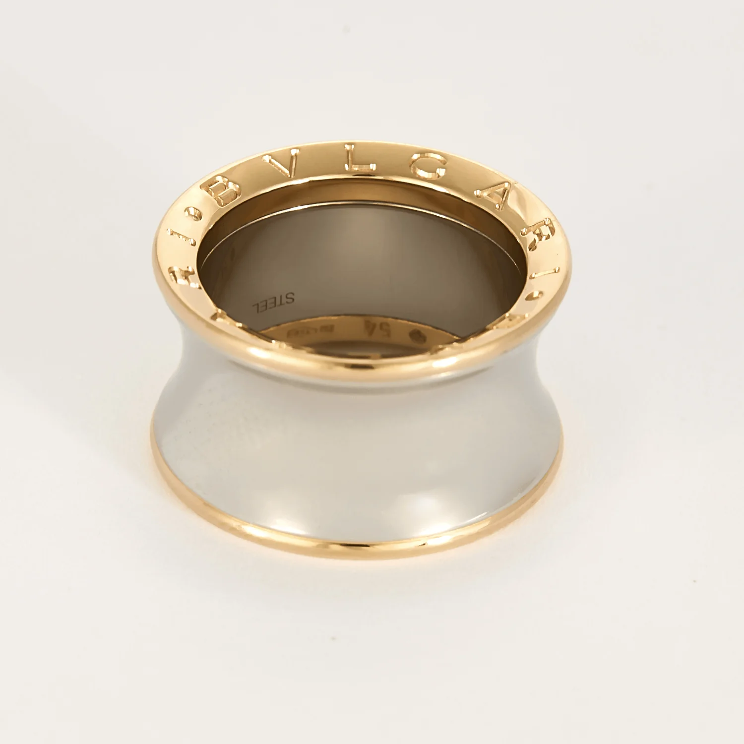 Bulgari Anish Kapoor - Steel and gold ring - Image 4
