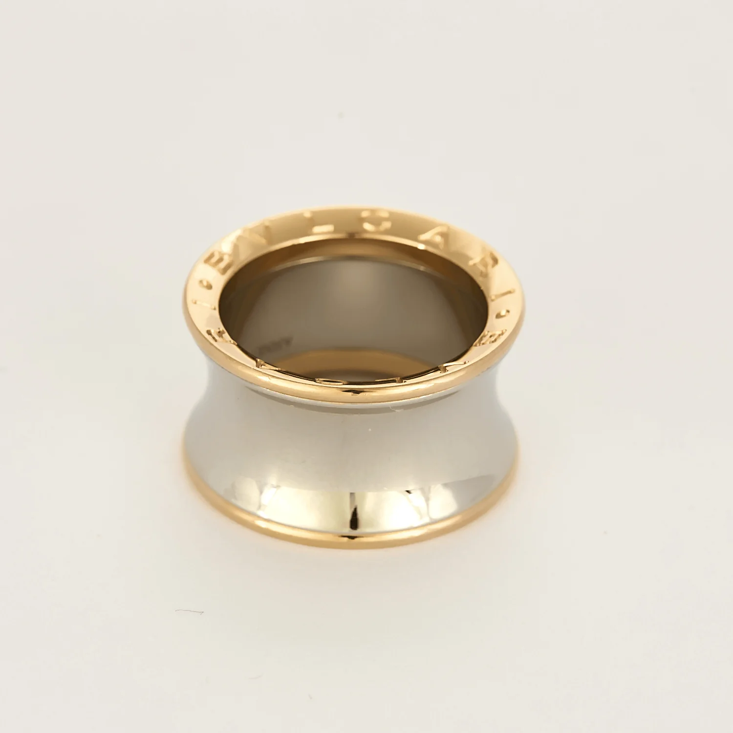 Bulgari Anish Kapoor - Steel and gold ring - Image 7