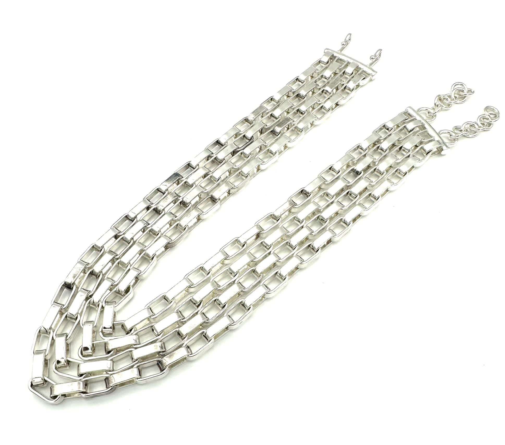 HERMES. “Darius” collection, necklace silver 925/00 - Image 4