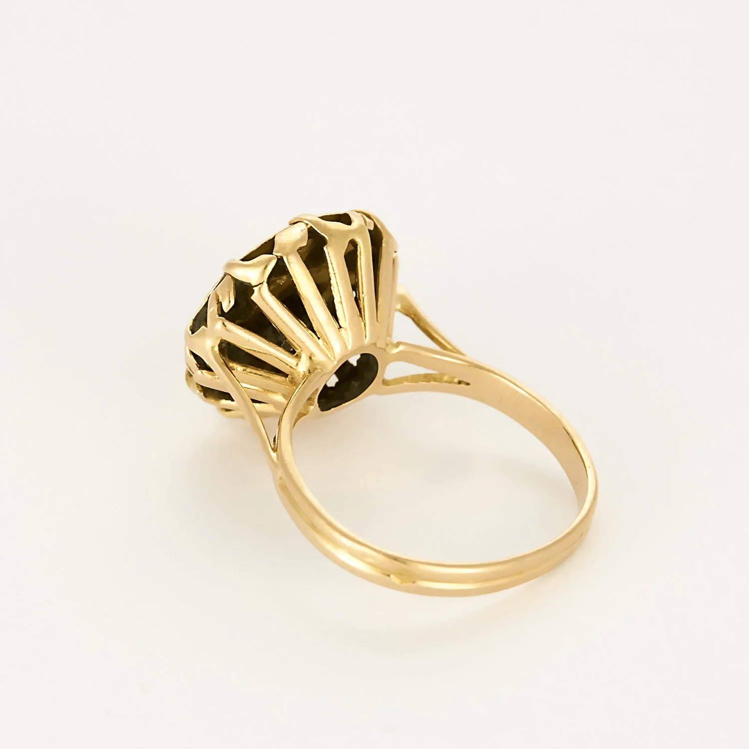 AUGIS - Sentimental ring in yellow gold, diamonds  - Image 5