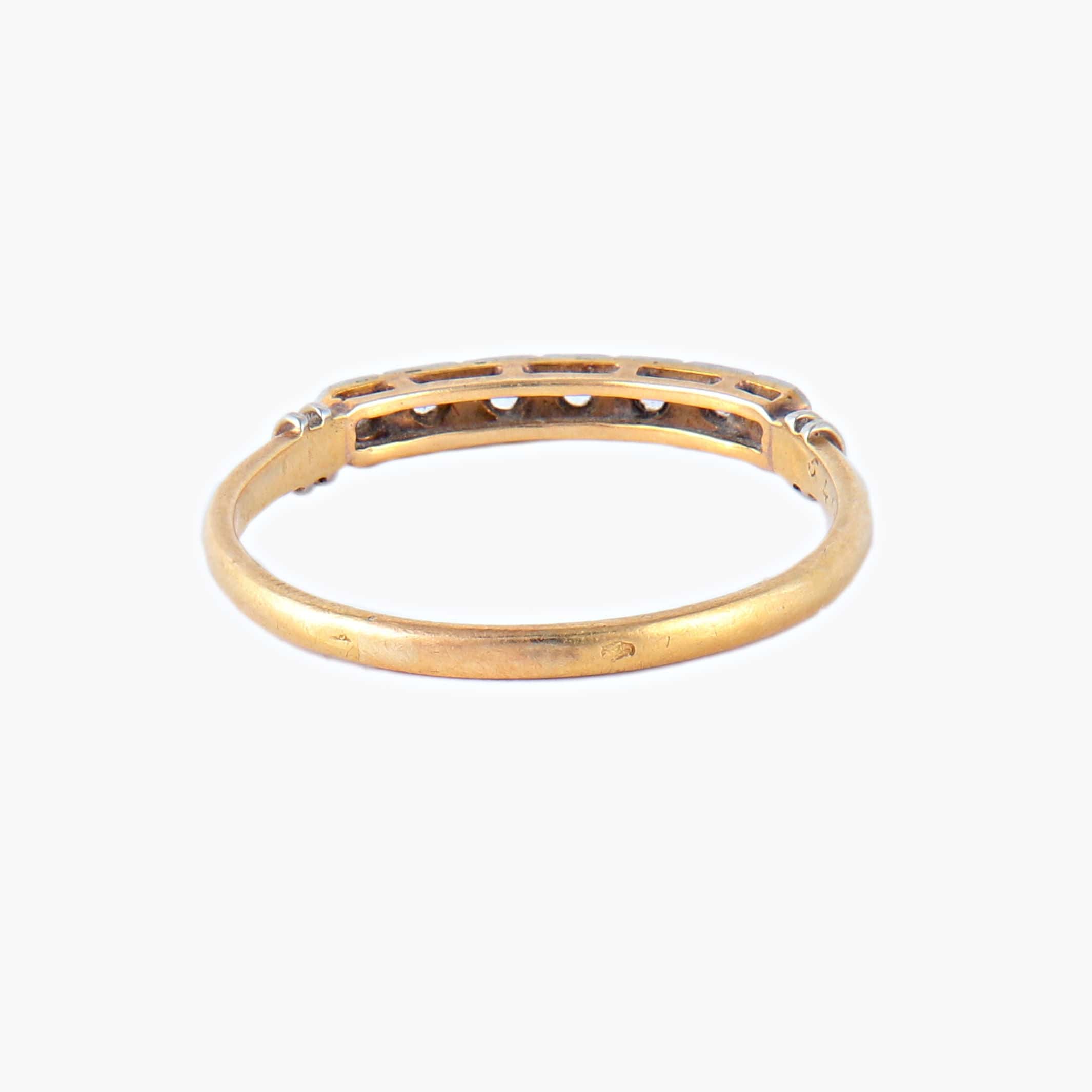Diamond half wedding ring - Image 4