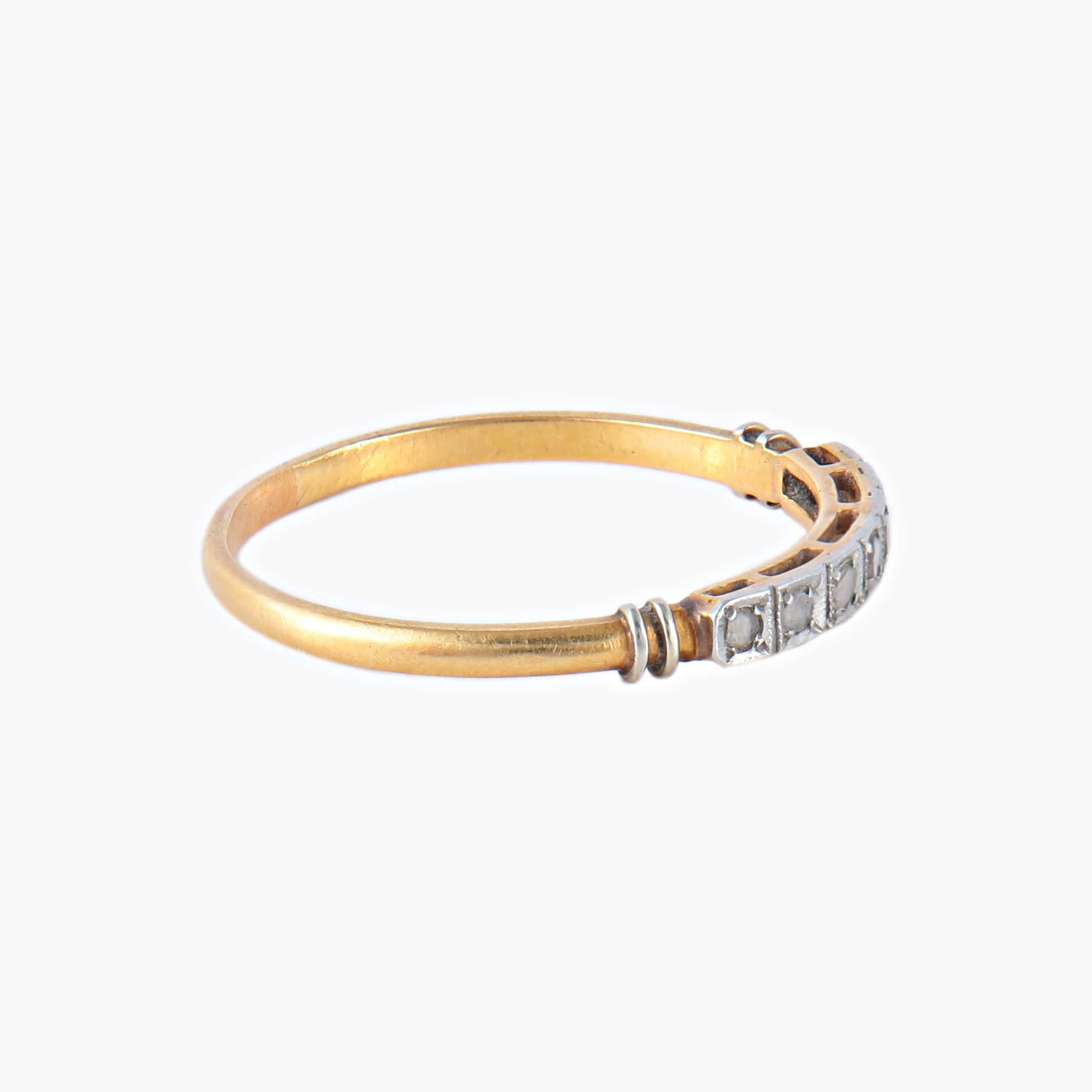 Diamond half wedding ring - Image 5