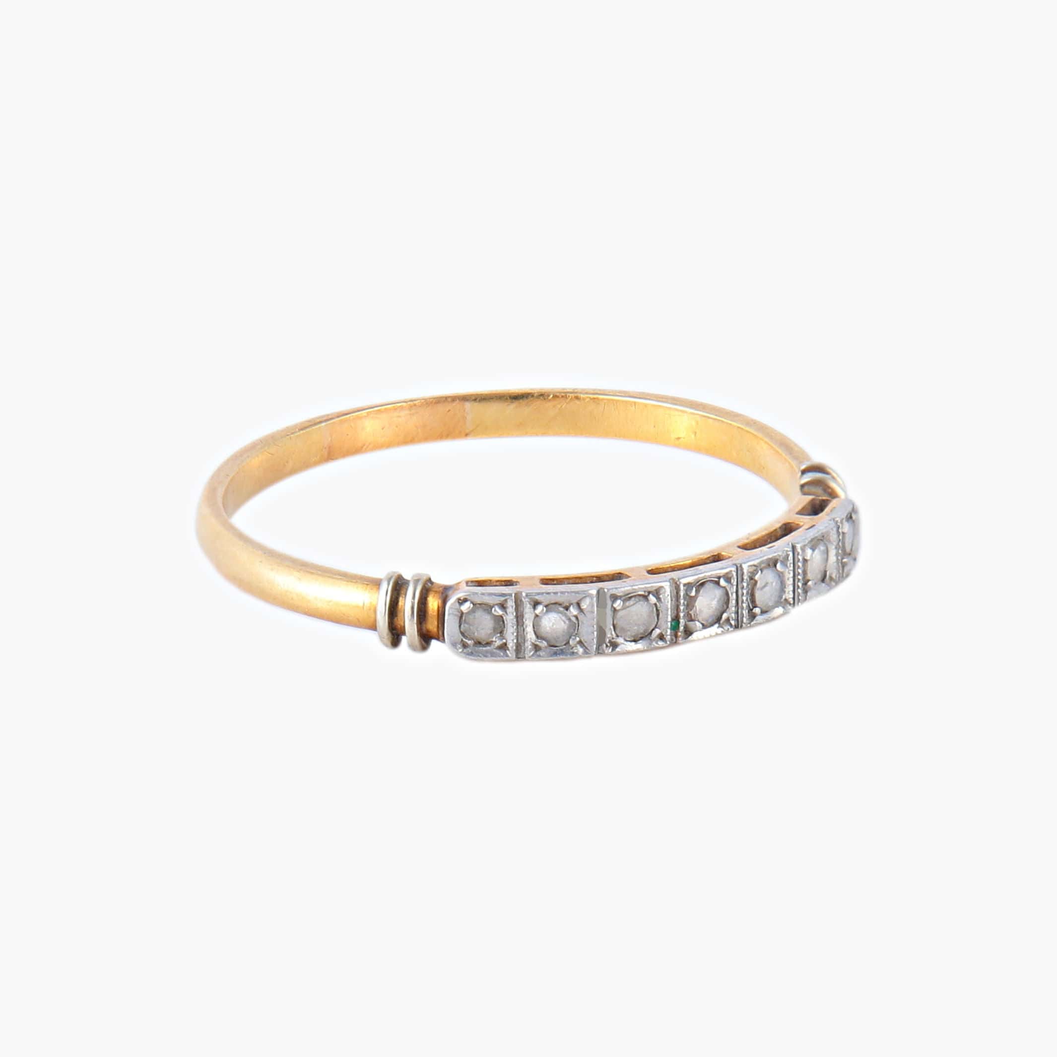 Diamond half wedding ring - Image 6