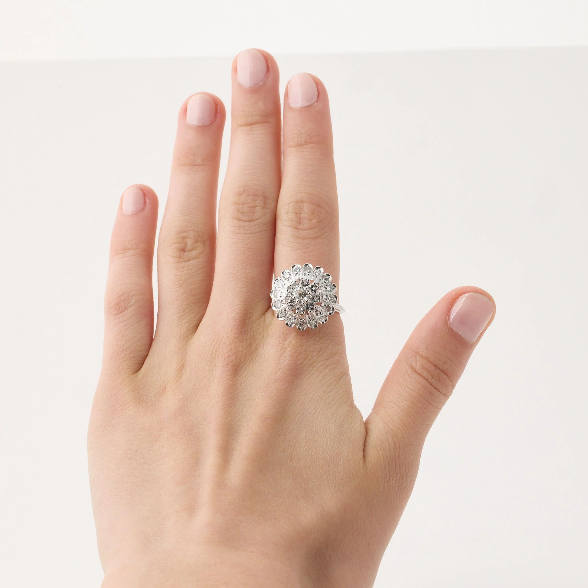 Vintage diamond ring - Image 6