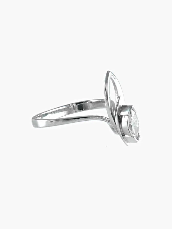 WHITE GOLD DIAMOND RING - Image 3