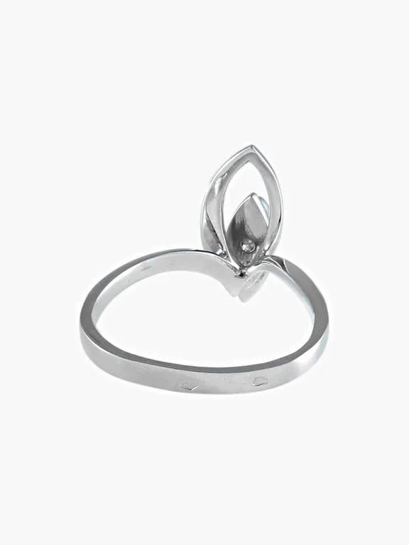 WHITE GOLD DIAMOND RING - Image 4