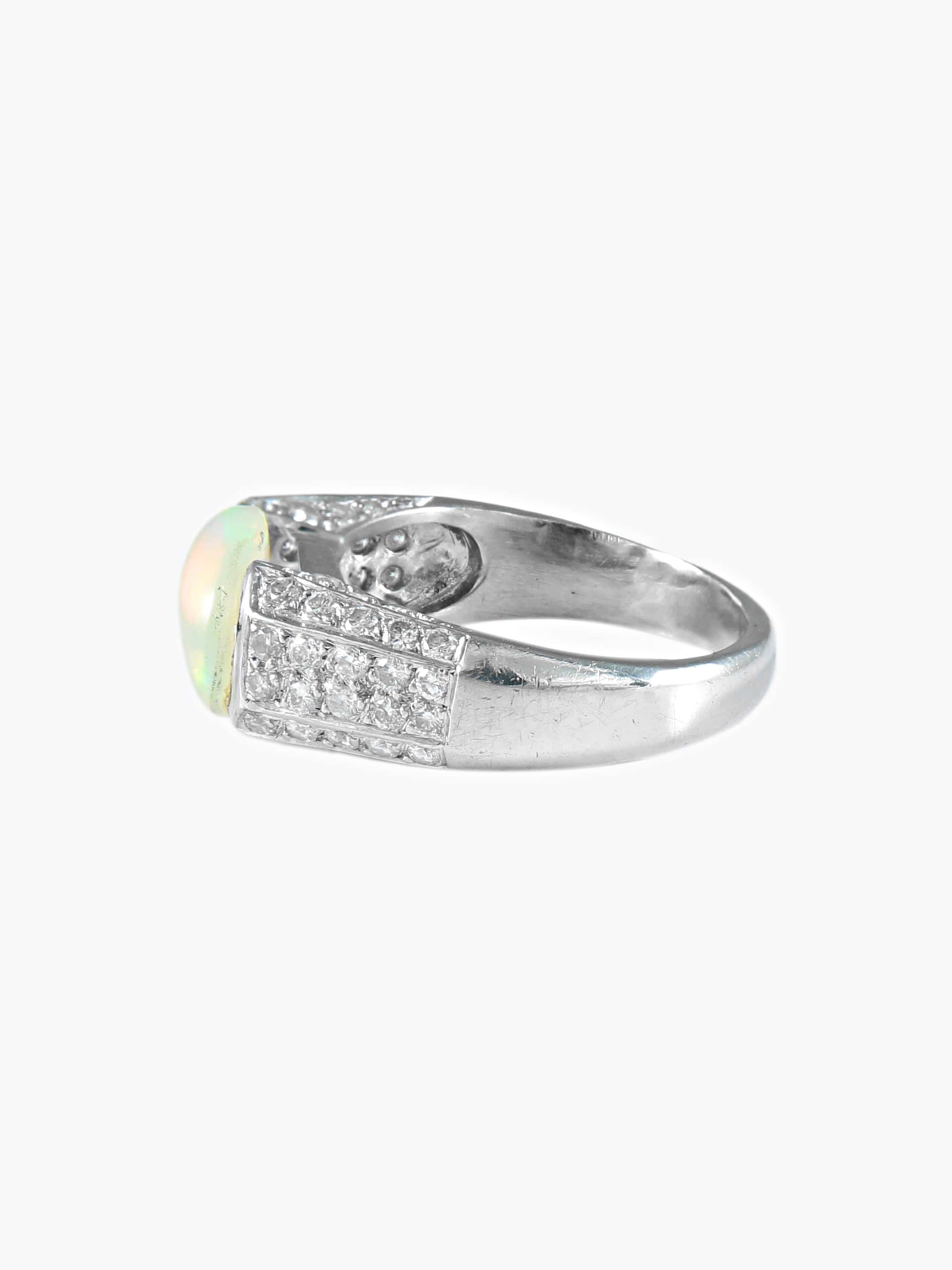 Opal cabochon ring - Image 5