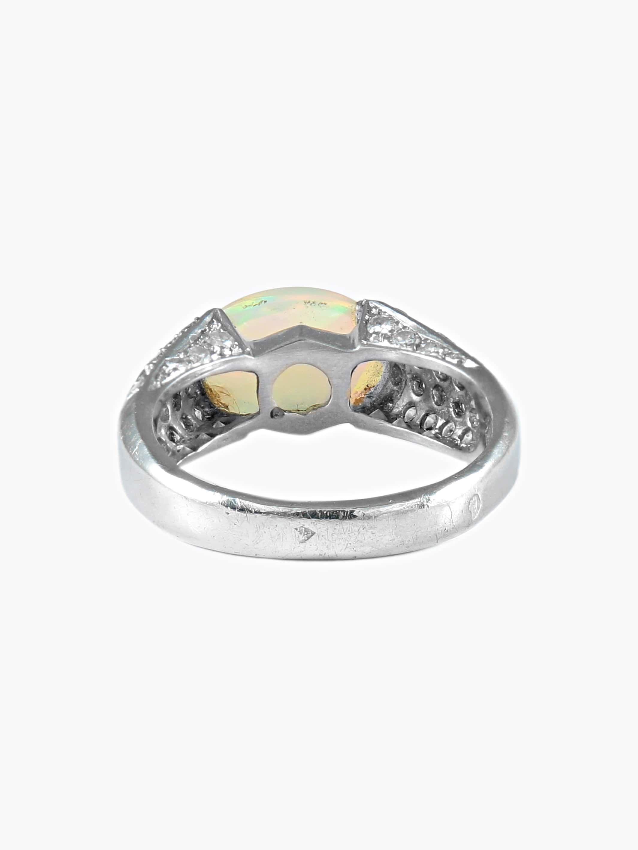 Opal cabochon ring - Image 6
