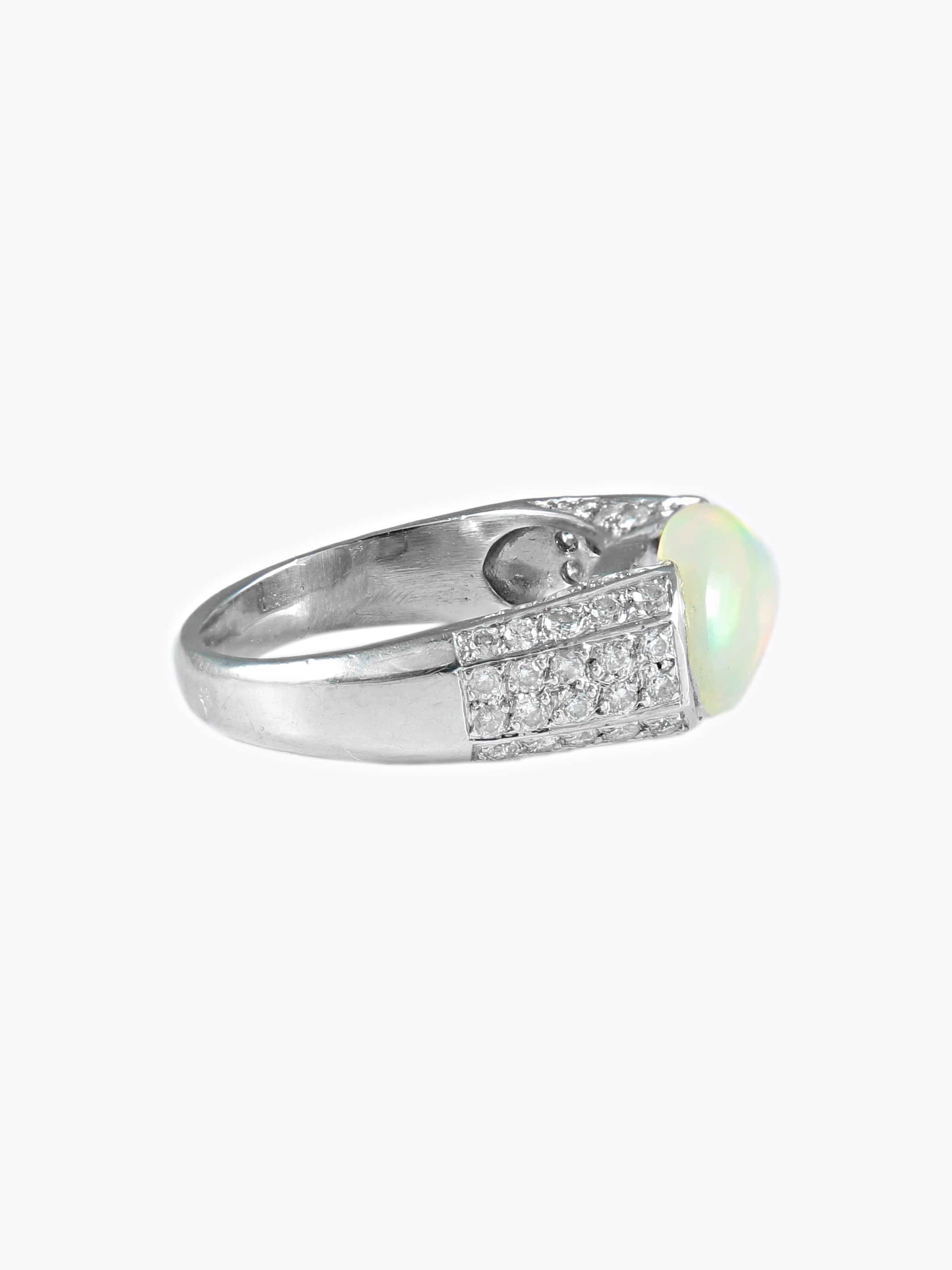 Opal cabochon ring - Image 7