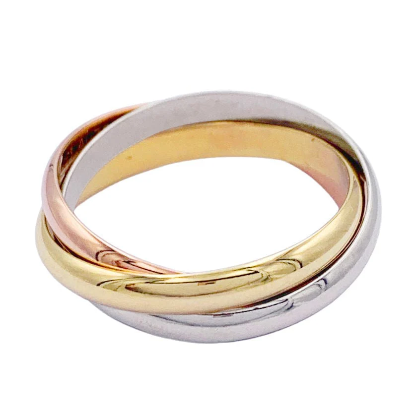 Bracelet Cartier, "Trinity", 3 tones of gold. - Image 3