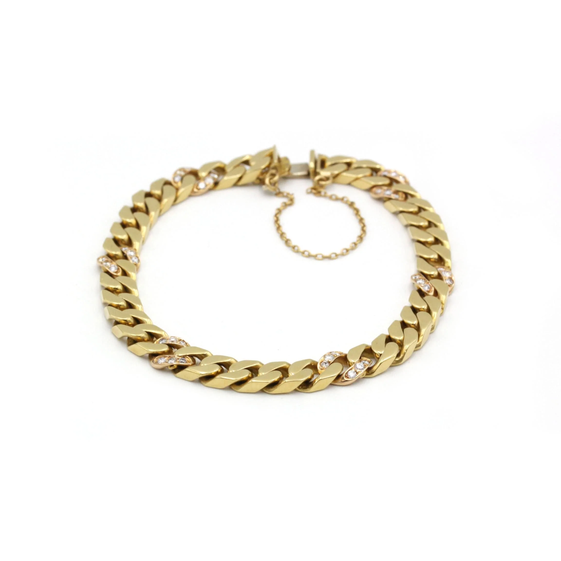 Bracelet - Yellow gold and diamonds