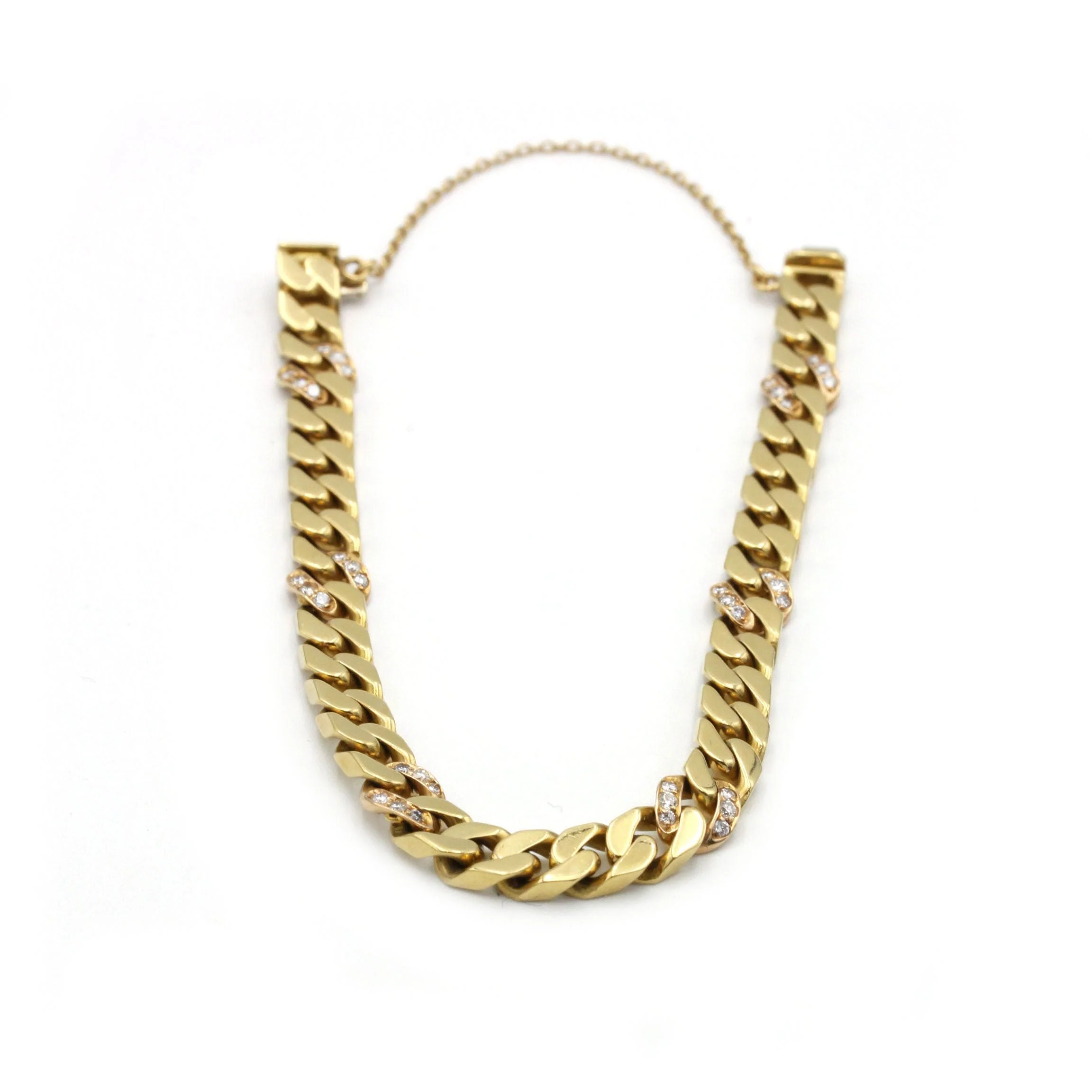 Bracelet - Yellow gold and diamonds - Image 5
