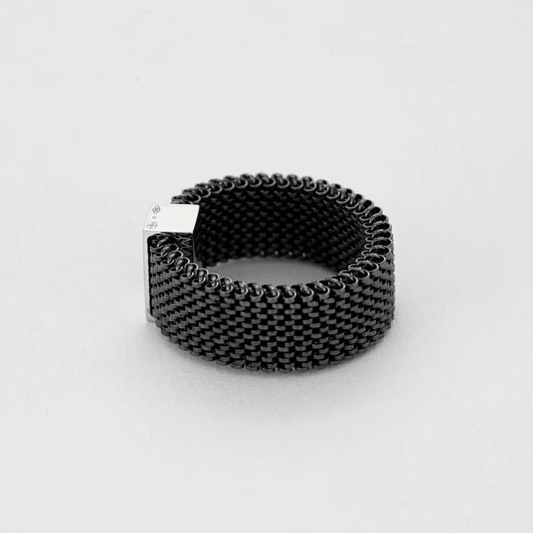 Ring MAUBOUSSIN steel and white gold - Image 6